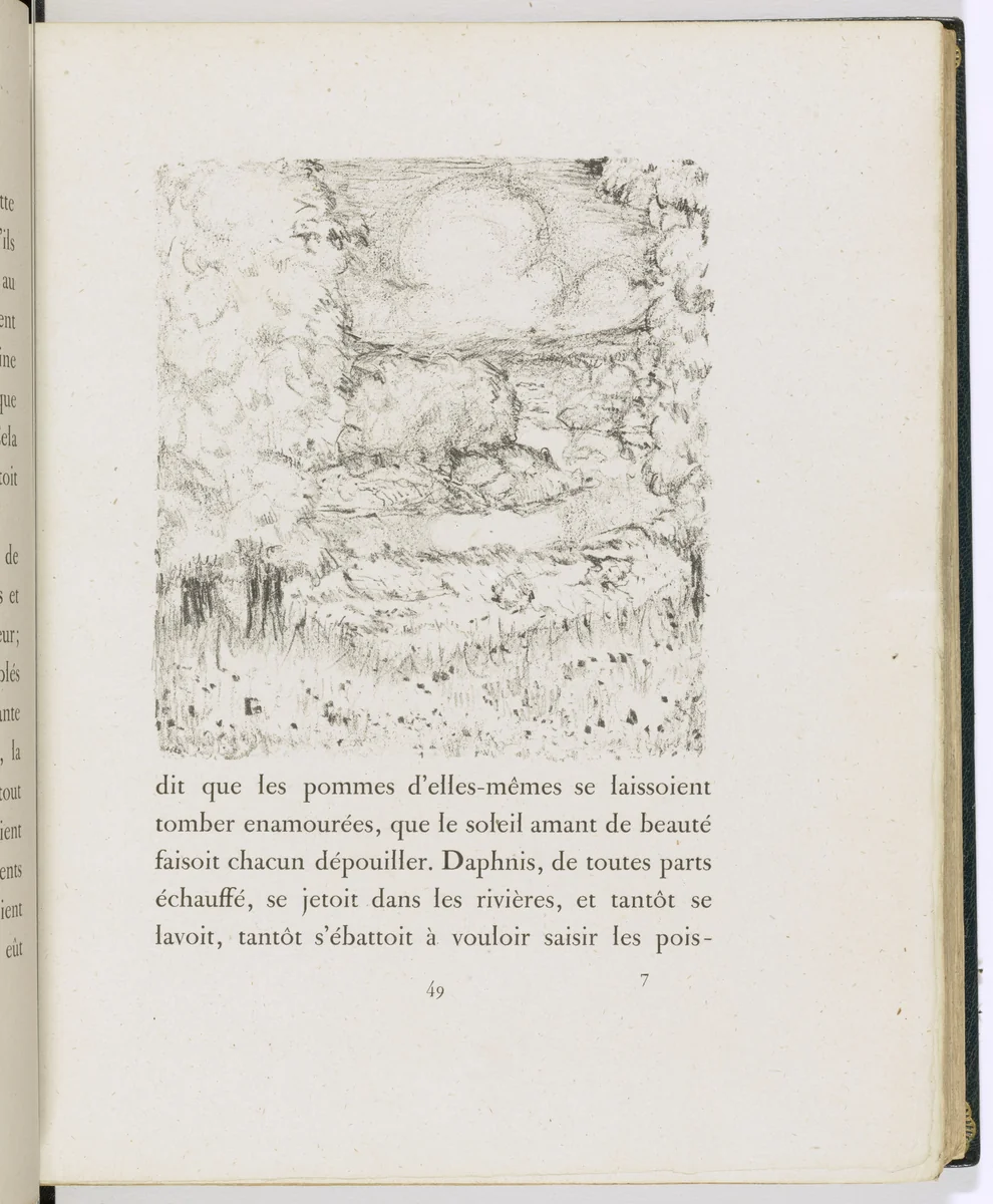 In-text plate (page 49) from Daphnis et Chloé by Pierre Bonnard, illustrated book, 1902