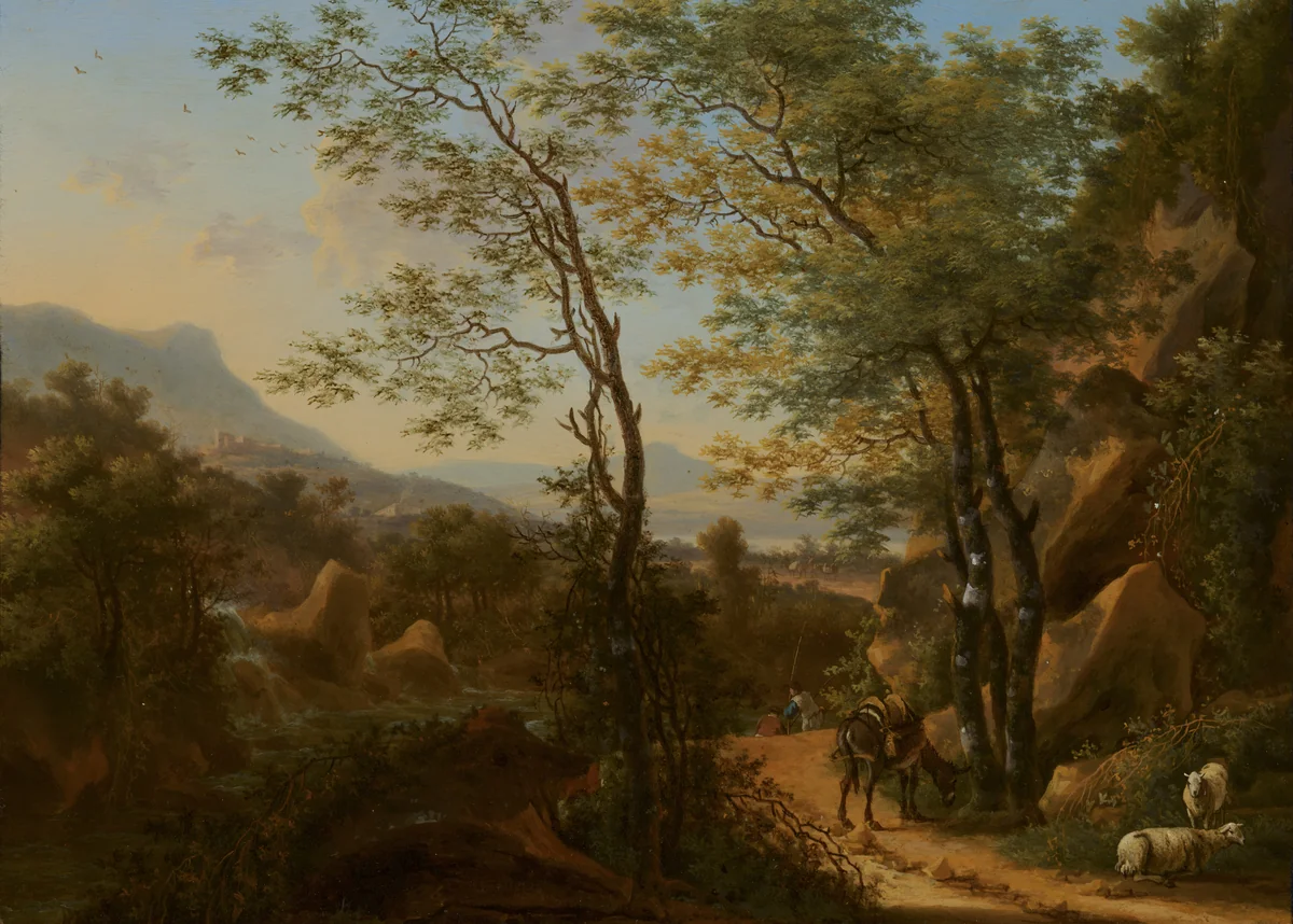 Mountainous Landscape in Italy by Willem de Heusch, painting