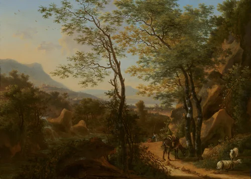 Mountainous Landscape in Italy by Willem de Heusch, painting