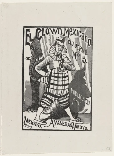 The Mexican Clown (El Clown Mexicano) from 25 Prints of José Guadalupe Posada by José Guadalupe Posada, print, 1942
