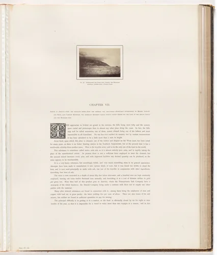 "Approaching the coast near Iviktut, the Mountain partially covered with a storm cloud" by George P. Critcherson, John L. Dunmore, William Bradford, photograph, 1869