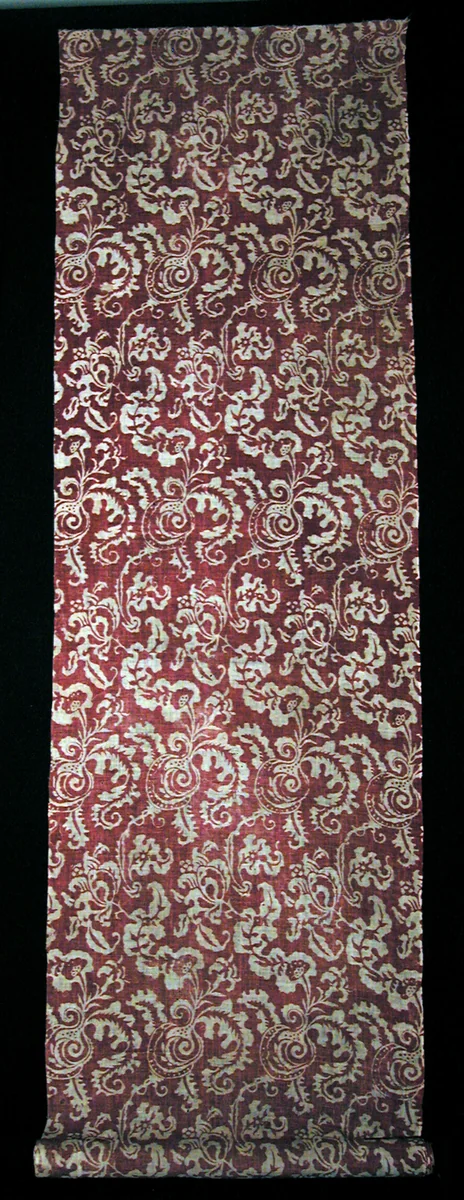 Panel by India, textile, 1675-1755