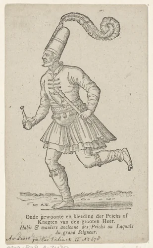 Man in Oosterse kleding by Unknown, print, 1576