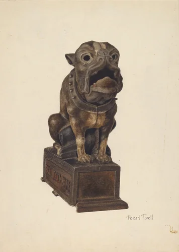 Toy Bank by Pearl Torell, index of american design, 1938