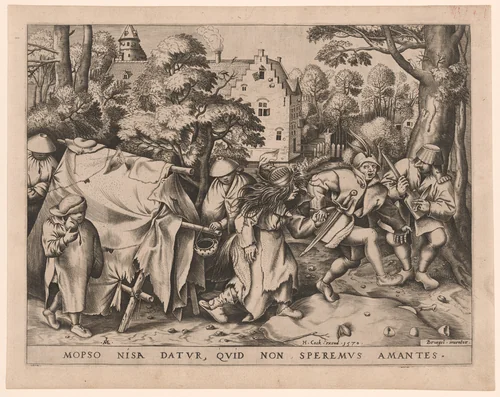 The Dirty Bride, or The Wedding of Mopsus and Nisa by Pieter van der Heyden
Pieter Bruegel the Elder, other, 1570