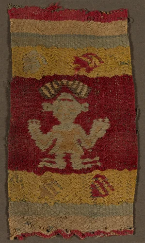 Fragment by Chimú, textile, 1250-1470