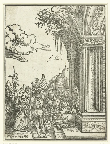 Kindermoord te Bethlehem by Unknown, print, 1511