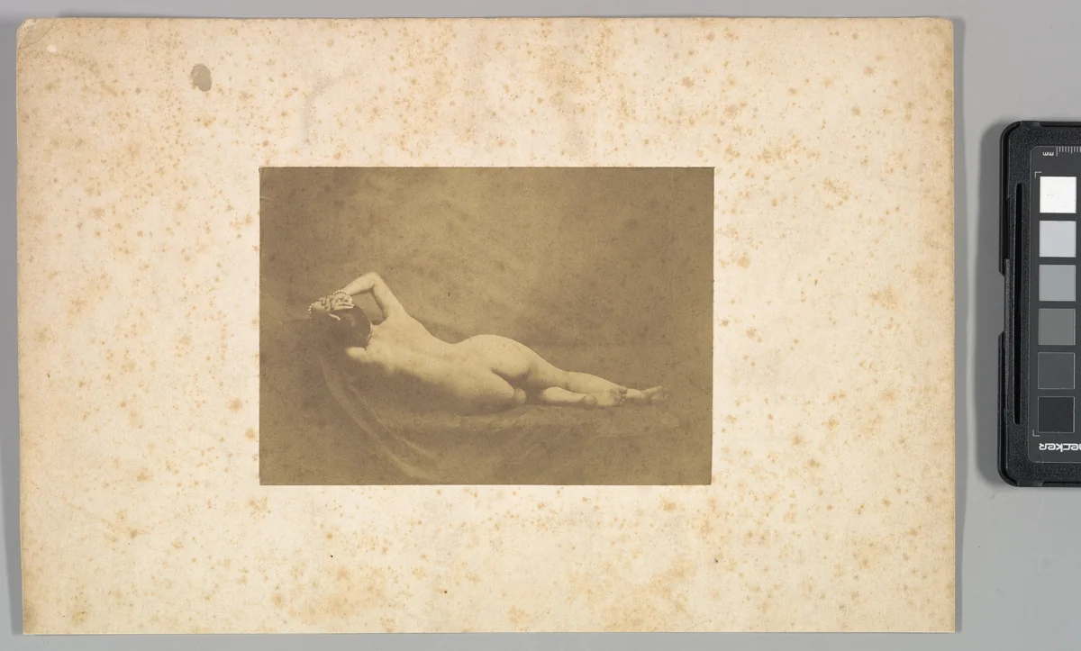 [Nude] by Eugène Durieu, photograph, 1849-1853