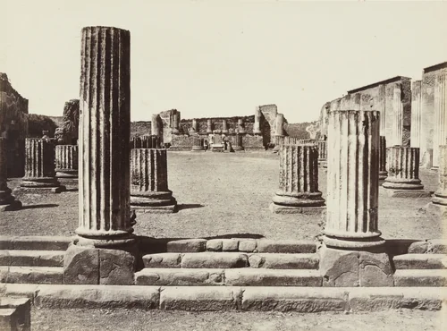 Basilica (Pompeii) by Giorgio Sommer, photograph, 1857