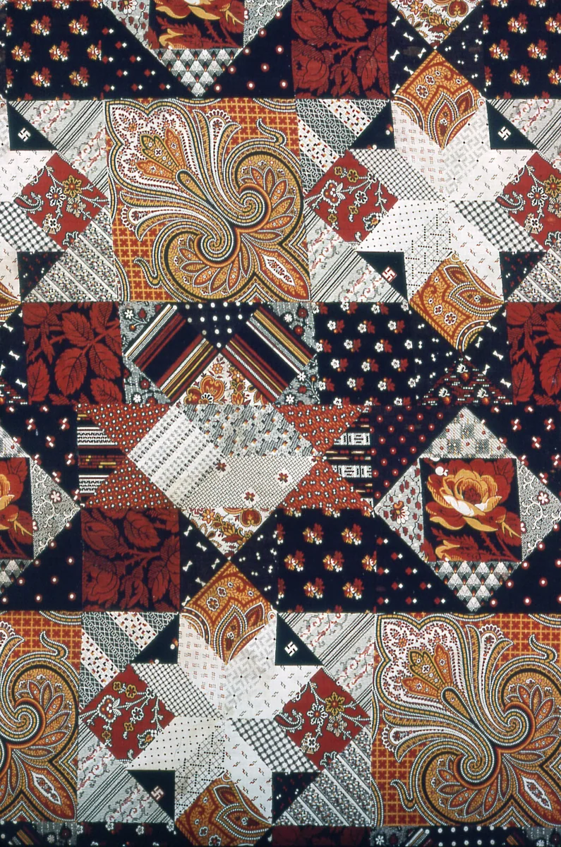 Panel by Cocheco Cotton Manufacturing Company, textile, 1825-1875