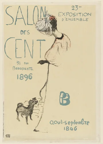 La Salon des Cent by Pierre Bonnard, print, 1896
