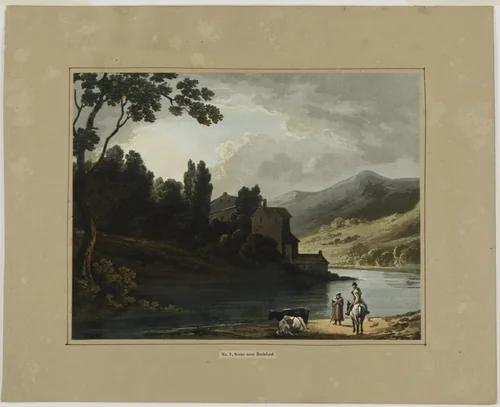 Scene near Bathford by Thomas Barker, print, 1800-1900