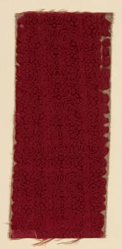 Fragment by Italy, textile, 1601-1700