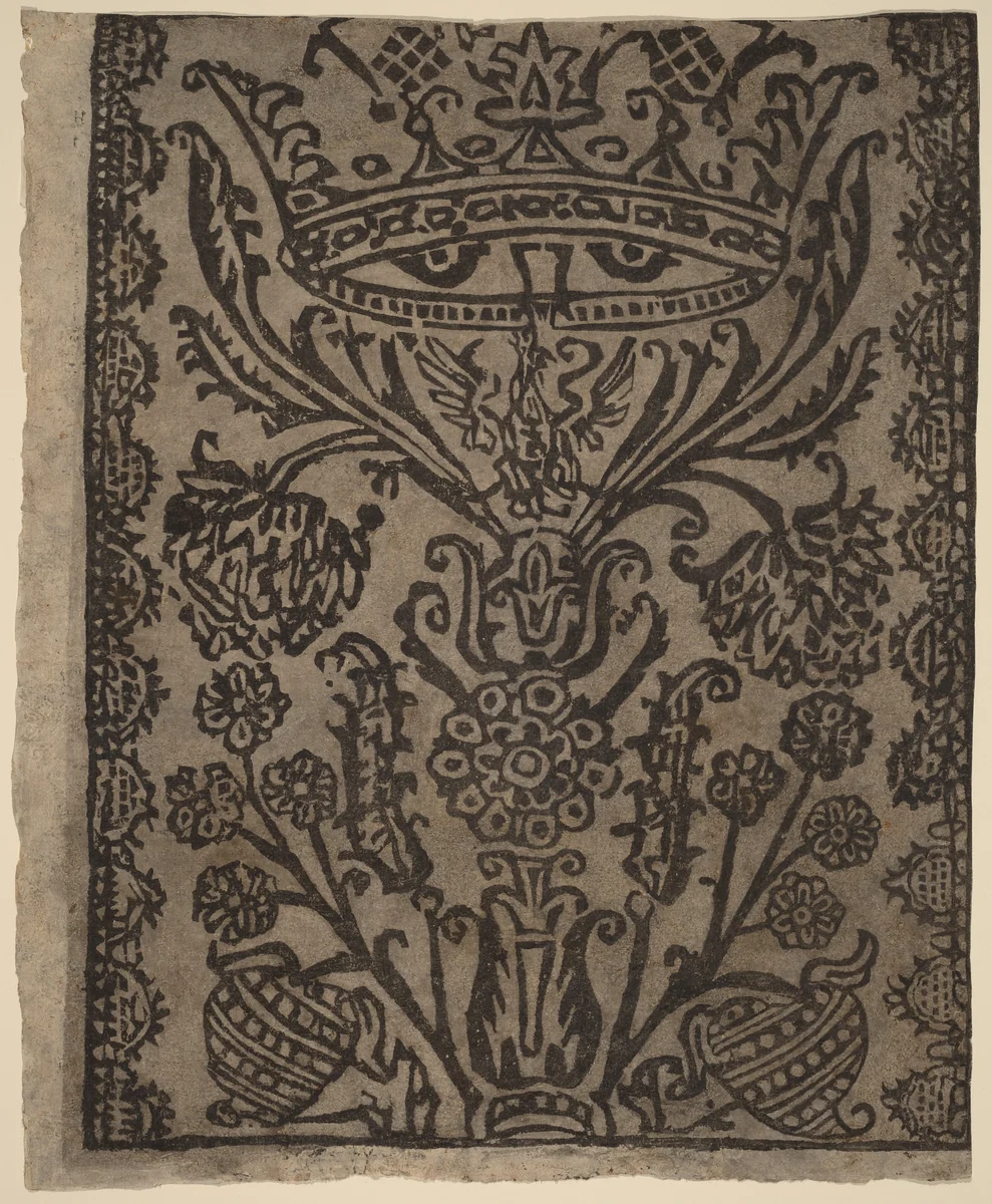 White Eagle and Crown of Poland by Polish 15th Century, print, 1450