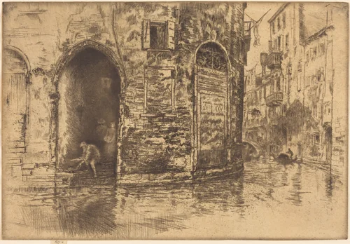 Two Doorways by James McNeill Whistler, print, 1880