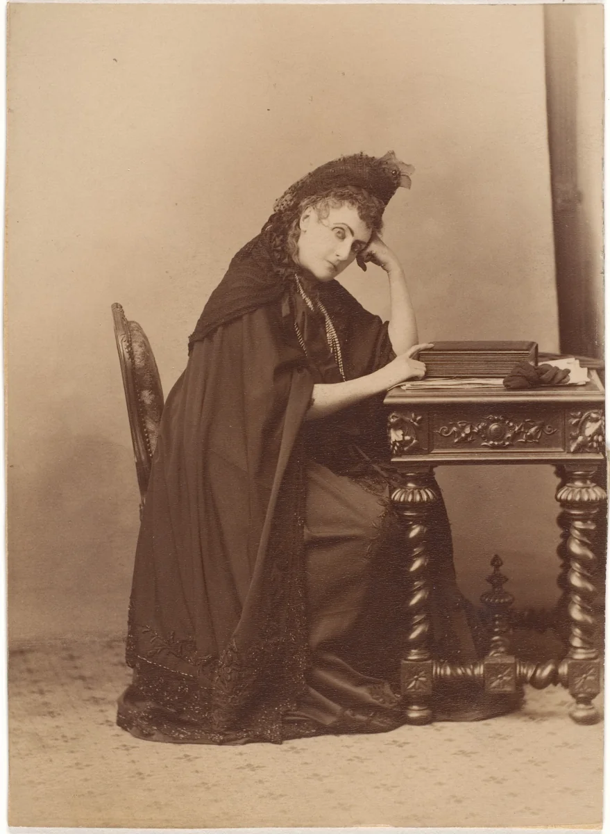Au Bureau by Pierre-Louis Pierson, photograph, 1893