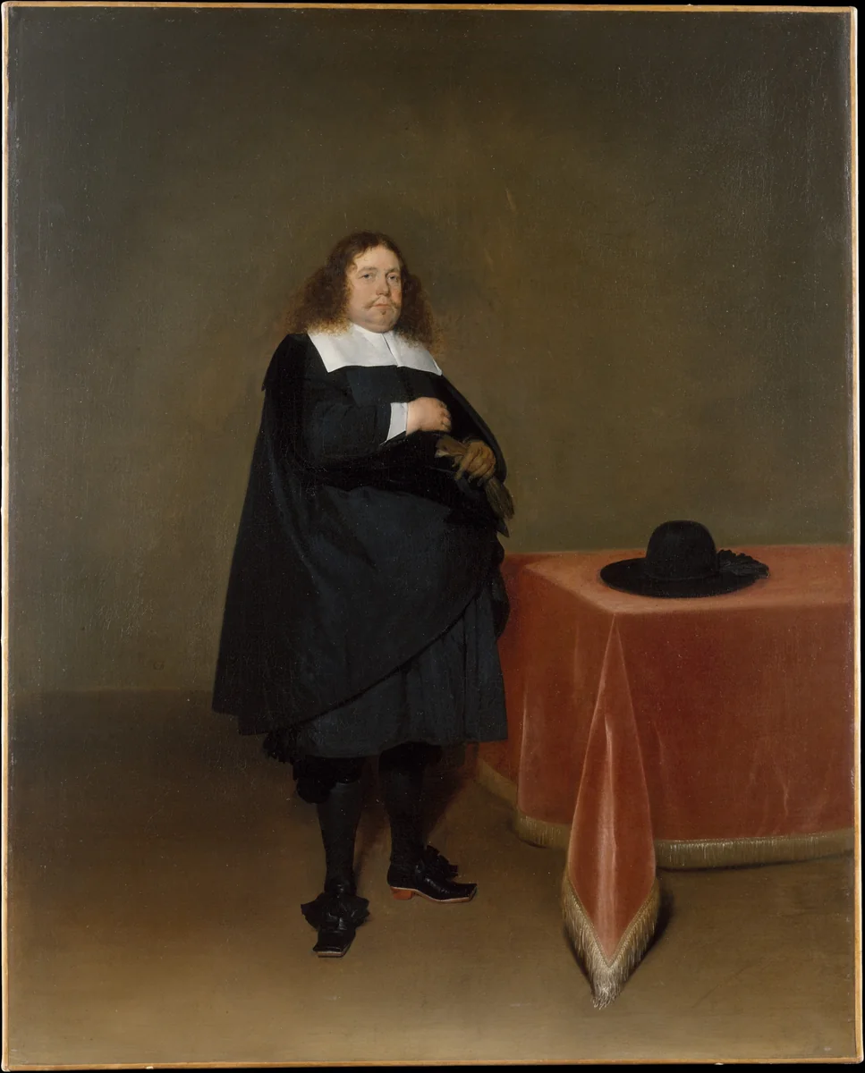 Burgomaster Jan van Duren (1613–1687) by Gerard ter Borch, painting, 1663-1670