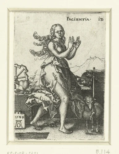 Lijdzaamheid by Unknown, print, 1549