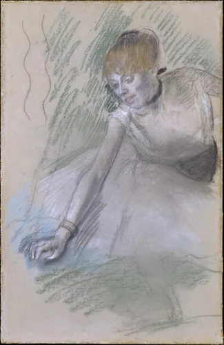 Dancer by Edgar Degas, drawing, 1880-1885