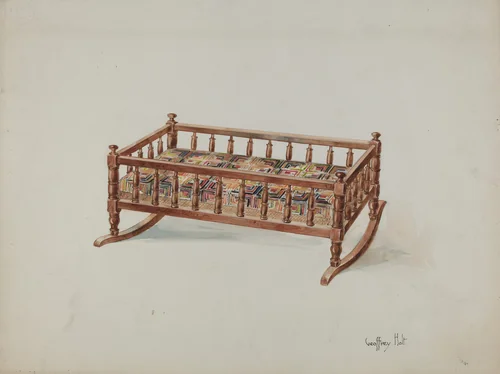 Doll's Cradle by Geoffrey Holt, index of american design, 1937