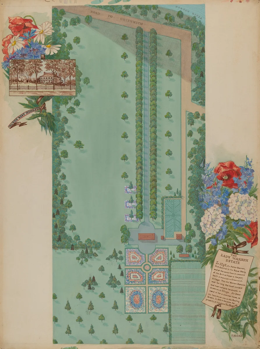 Warren Estate by Tabea Hosier, index of american design, 1936