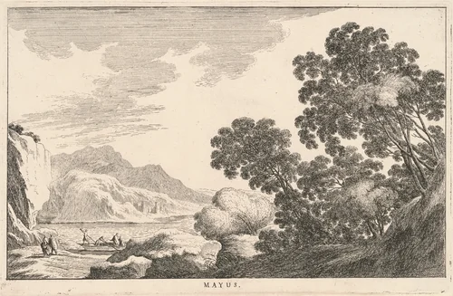 Mayus (May) by Ludovico Mattioli, print, 1662-1747