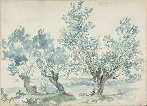 Three Willow Trees by Louis Gabriel Moreau
Jean-Honoré Fragonard, drawing, 1760-1806