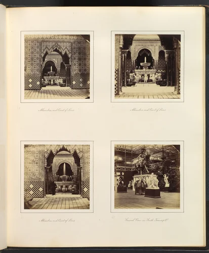 [Alhambra and Court of Lions; View in South Transept] by Philip Henry Delamotte, photograph, 1857-1861