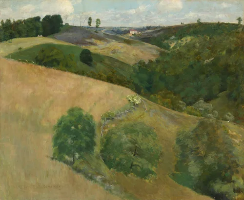 Flying Shadows by Kenyon Cox, painting, 1883