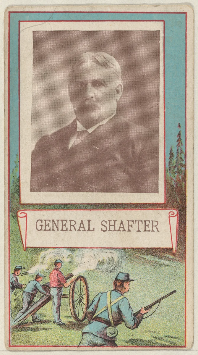 General Shafter, from the "Generals" series (T64), issued by D.H. McAlpin & Co. Tobacco Company by D.H. McAlpin & Co. Tobacco Company, print, 1901