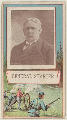 General Shafter, from the "Generals" series (T64), issued by D.H. McAlpin & Co. Tobacco Company by D.H. McAlpin & Co. Tobacco Company, print, 1901