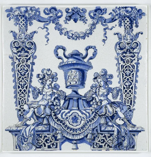 Drie platen uit een kolom by De Grieksche A, other, 1690