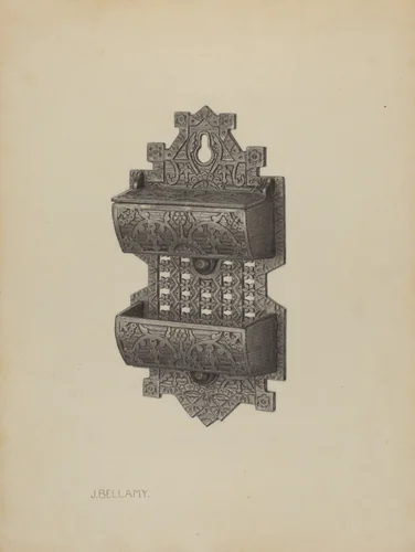 Match Safe by Julius Bellamy, index of american design, 1939