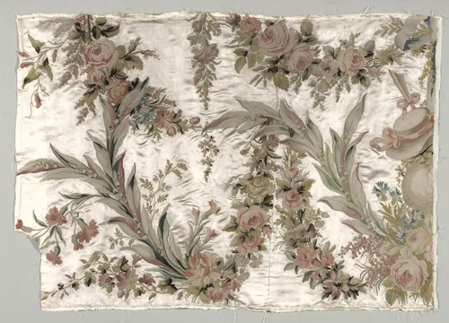 Coverlet Fragment by Philippe de Lasalle, textile, 1755-1775