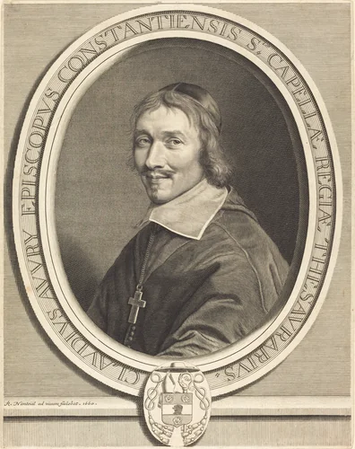 Claude Auvry by Robert Nanteuil, print, 1660