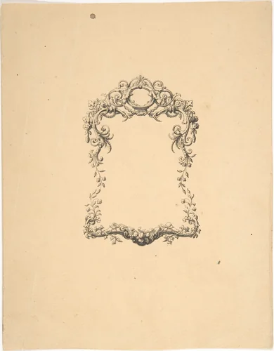 Design for Frame by Robert William Hume, drawing, 1830-1900