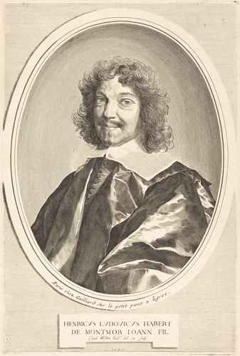Henri-Louis Habert de Montmor by Claude Mellan, print, 1640