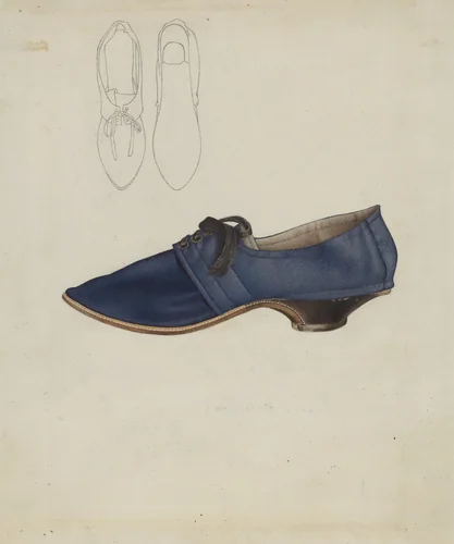 Woman's Shoe by Joseph Goldberg, index of american design, 1935-1942