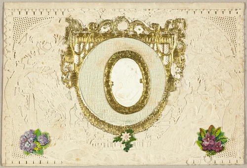 Untitled Valentine (Woman in Profile) by John Windsor, other, 1860-1869