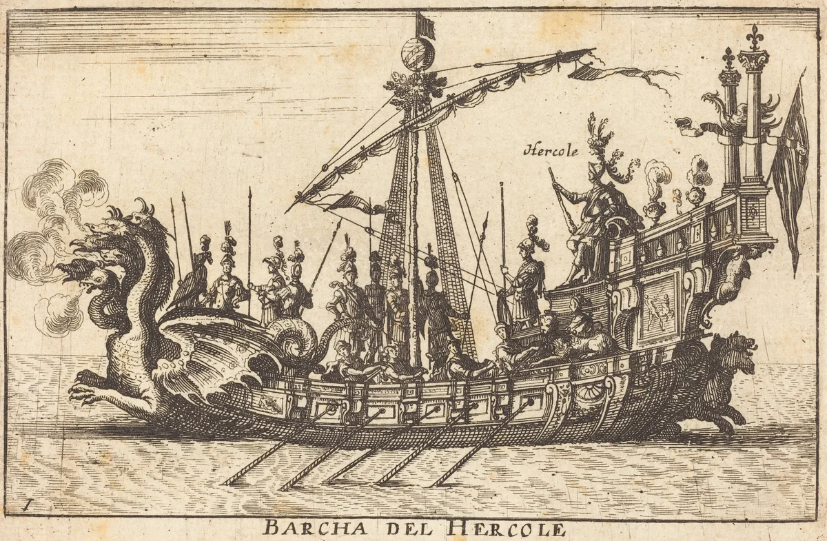 Barcha del Hercole by Balthasar Moncornet
Remigio Cantagallina, print, 1600-1668
