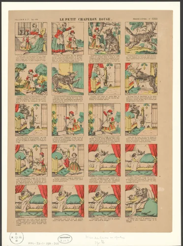 Roodkapje by anonymous, print, 1833-1911