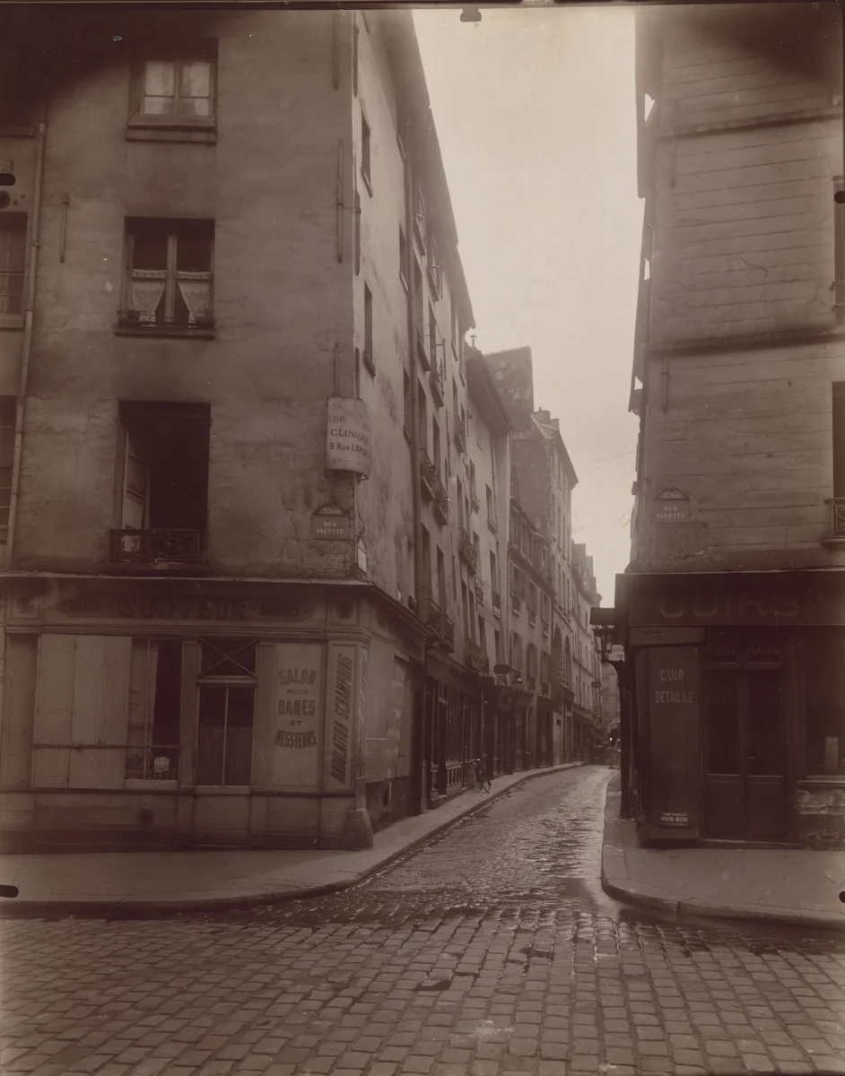 Rue Laplace by Eugène Atget, photograph, 1926
