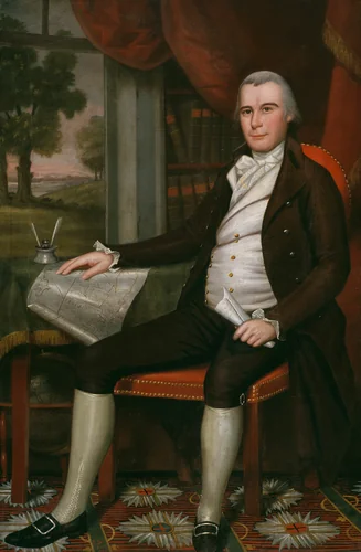 Noah Smith by Ralph Earl, painting, 1798