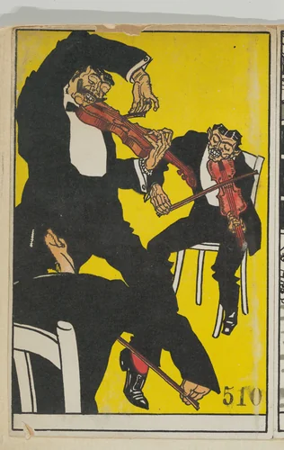 Between 3 and 4 in the Morning! (Zwischen 3 und 4 Uhr Fruh!) by Moriz Jung, print, 1911