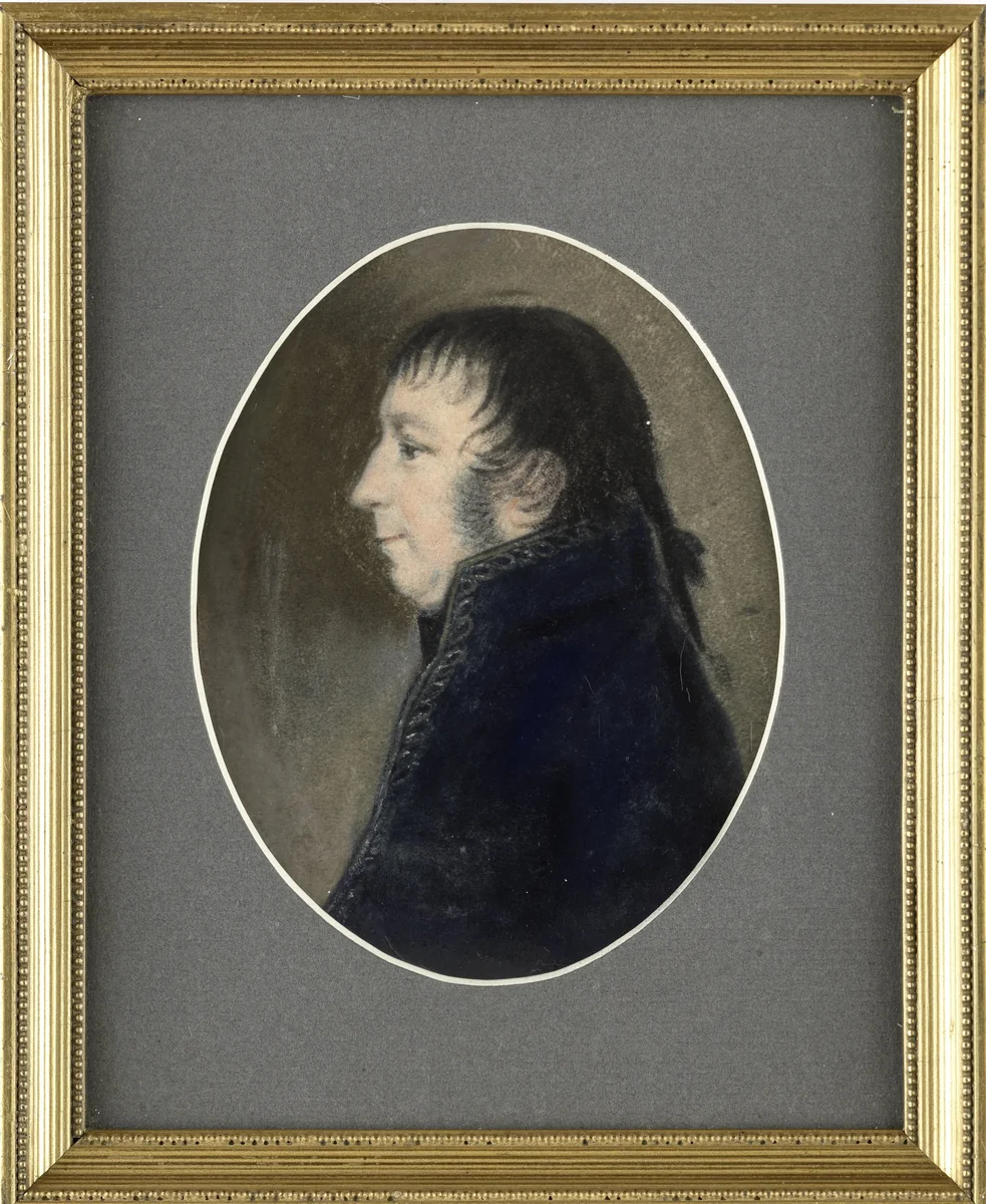 Albert Kikkert (1762-1819). Vice-admiraal en gouverneur-generaal van Curaçao, Aruba en Bonaire by Johan Anspach, drawing, 1782-1819