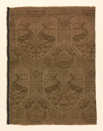 Fragment by Italy, textile, 1401-1450