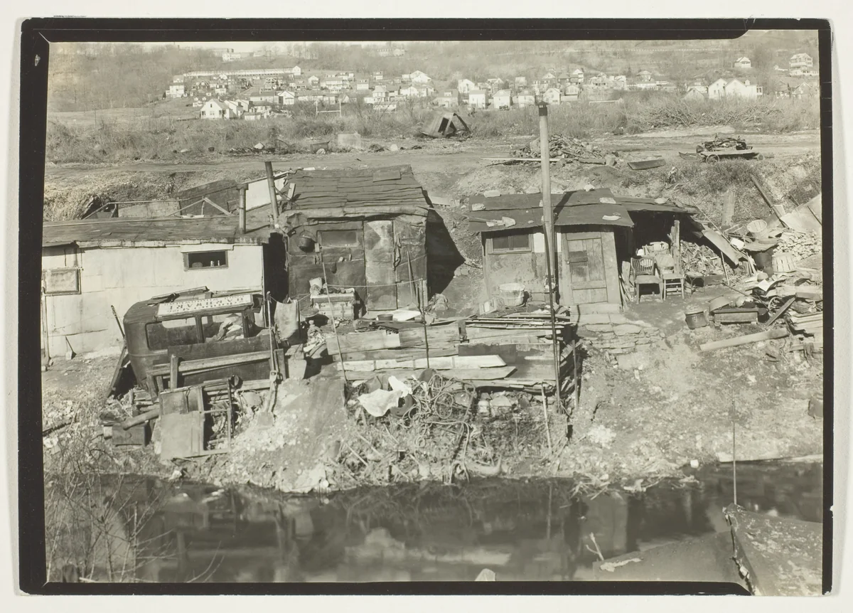 Living Quarter Of "Out-Of-Works" In Patterson, New Jersey by Lewis Wickes Hine, photograph, 1930-1940