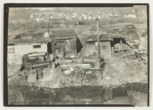 Living Quarter Of "Out-Of-Works" In Patterson, New Jersey by Lewis Wickes Hine, photograph, 1930-1940