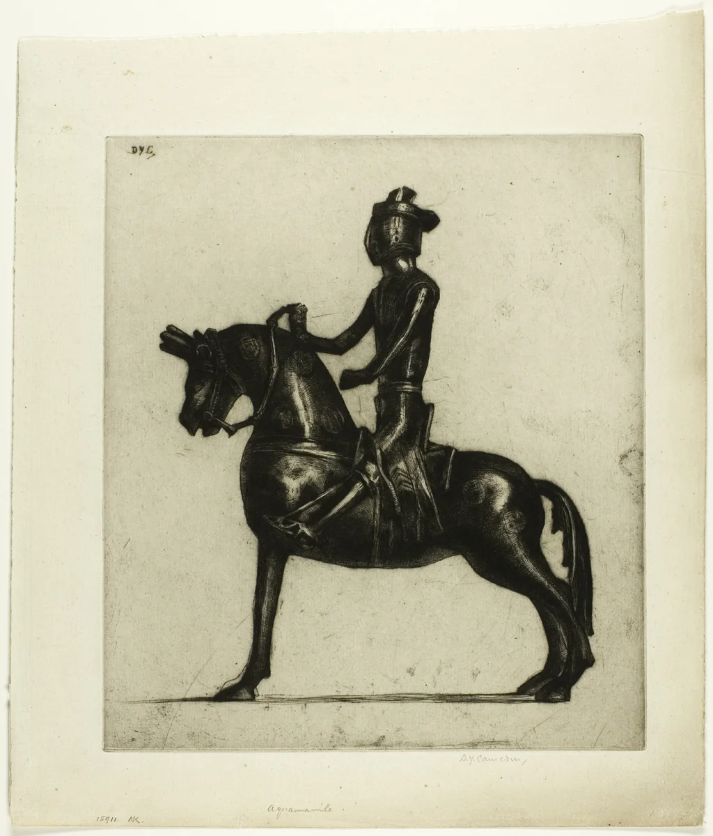 Aquamanile by David Young Cameron, print, 1913