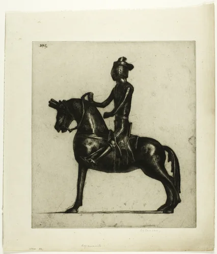 Aquamanile by David Young Cameron, print, 1913